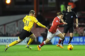 Bristol City's Luke Freeman Outruns Frankie Sutherland in Johnstone's Paint Trophy Clash