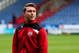 Huddersfield Town V Bristol City Prints: Bristol City's Luke Freeman Ponders the Pitch Before Huddersfield Town Clash (Sky Bet Championship)