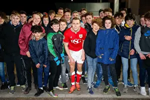 Bristol City's Luke Freeman Receives Man of the Match Award vs. Brighton & Hove Albion, 2016