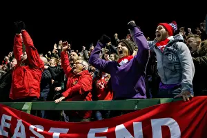 Yeovil Town V Bristol City Prints: Bristol City's Luke Freeman Scores 0-2: Fans Celebrate at Hush Park Stadium
