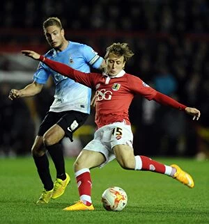 Images Dated 21st October 2014: Bristol City's Luke Freeman Scores: Thrilling Moment from the Ashton Gate Clash between Bristol City