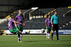 Bristol City's Luke Freeman Scores a Dramatic Free Kick off the Post vs Notts County (August 2014)