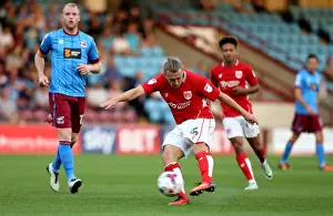 Glanford Park Prints: Bristol City's Luke Freeman Scores in EFL Cup Clash vs Scunthorpe United