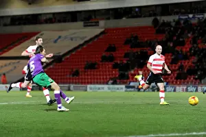 Doncaster Rovers V Bristol City Prints: Bristol City's Luke Freeman Scores the Game-Winning Goal Against Doncaster Rovers