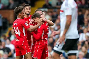 Fulham V Bristol City Prints: Bristol City's Luke Freeman Scores the Second Goal Against Fulham at Craven Cottage (Fulham v Bristol City)