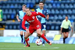 Adams Park Prints: Bristol City's Luke Freeman Scores Thrilling Goal Against Wycombe Wanderers in EFL Cup Clash