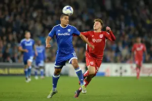 Bristol City's Luke Freeman Shuts Down Cardiff City's Lee Peltier