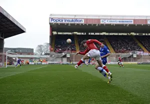 Bristol City's Luke Freeman Soaring Cross against Gillingham in Sky Bet League One at Ashton Gate
