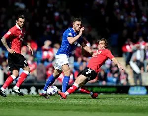 Bristol City's Luke Freeman Tackles Gary Roberts in Chesterfield Showdown