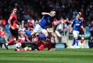 Chesterfield V Bristol City Prints: Bristol City's Luke Freeman vs