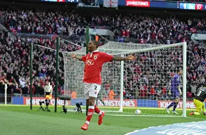 Bristol City's Mark Little Celebrates Goal in Johnstone's Paint Trophy Final vs Walsall