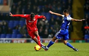 Images Dated 30th December 2016: Bristol City's Mark Little Outmaneuvers Ipswich Town's Myles Kenlock during Sky Bet Championship