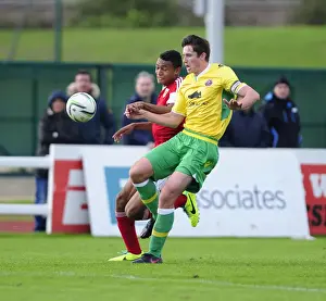 Bristol City's Marley Bishop in Action Against Sheffield United U18s