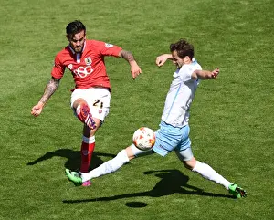 Bristol City's Marlon Pack Celebrates Goal Against Coventry City, Sky Bet League One, Ashton Gate Stadium, April 18, 2015