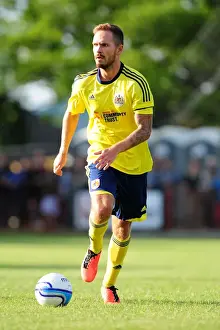 Ashton And Backwell United V Bristol City Prints: Bristol City's Martin Woods in Pre-Season Action: Ashton and Backwell United vs