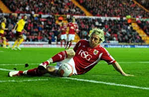Bristol City's Martyn Woolford in Championship Clash Against Burnley - 05/11/2011