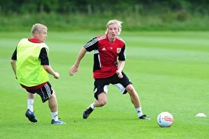 Images Dated 4th July 2011: Bristol City's Martyn Woolford in Pre-Season Training Focus