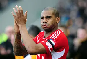 Hull City V Bristol City Prints: Bristol City's Marvin Elliott in Championship Clash at Hull City, 11/02/2012