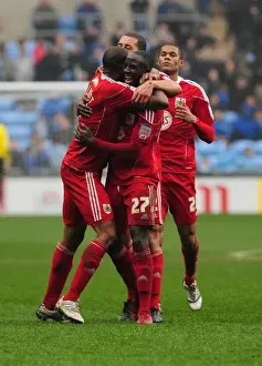 Coventry City V Bristol City Prints: Bristol City's Marvin Elliott Scores Brace: Championship Win Against Coventry City (05/03/2011)