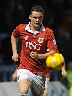 Bristol City's Matt Smith in Action against Gillingham at Priestfield Stadium, December 2014