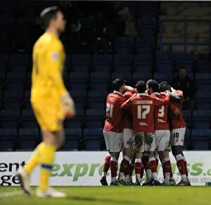 Images Dated 6th January 2015: Bristol City's Matt Smith Celebrates Goal in Johnstone's Paint Trophy Area Final vs. Gillingham