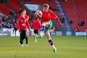 South Yorkshire Prints: Bristol City's Matt Smith Prepares to Shoot in FA Cup Third Round Proper: Doncaster Rovers vs