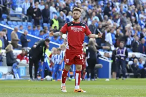 Framed Print : Bristol City's Matt Taylor Warming Up Ahead of Brighton Clash (Sky Bet Championship) Framed Print : Bristol City's Matt Taylor Warming Up Ahead of Brighton Clash (Sky Bet Championship)