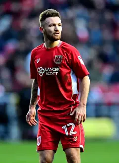 Bristol City V Rotherham United Prints: Bristol City's Matty Taylor Scores Against Rotherham United at Ashton Gate
