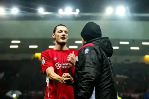 Bristol City V Sheffield Wednesday Prints: Bristol City's Milan Djuric Reacts After 2-2 Draw Against Sheffield Wednesday