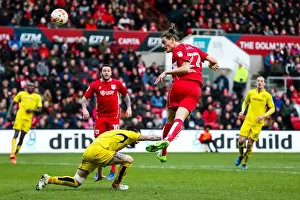 Bristol City's Milan Djuric Scores Dramatic Header Against Burton Albion