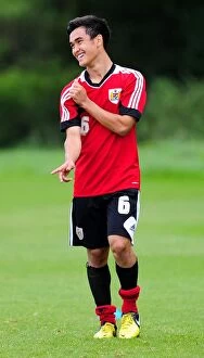 Images Dated 27th September 2012: Bristol City's Miles John in Training at Failand Ground (September 2012)