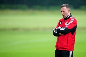 Images Dated 28th June 2013: Bristol City's New Head of Recruitment, Brian Tinnion, at Pre-Season Training