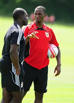 Pre-Season Training Prints: Bristol City's New Signing Kalifa Cisse in Action during Pre-Season Training