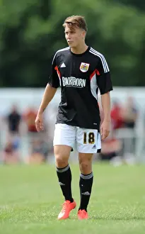 Bristol City's New Signing Luke Freeman in Action against Portishead Town, July 2014