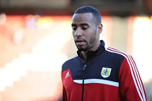 Bristol City's New Signing Tyrone Barnett Makes Debut Against Bradford City, January 2014