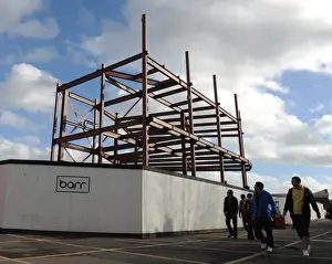 Framed Print : Bristol City's New South Stand Debut: A Football Milestone at Ashton Gate - November 2014