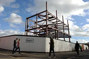 Framed Print : Bristol City's New South Stand Unveiled: November 2014 Football Match vs Oldham Athletic