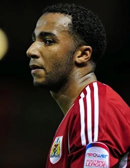 Images Dated 27th September 2011: Bristol City's Nicky Maynard in Action during Championship Match against Reading - September 27