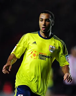 Southampton V Bristol City Prints: Bristol City's Nicky Maynard in Championship Action Against Southampton - 30/12/2011