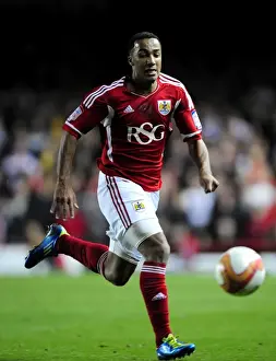 Bristol City V Southampton Prints: Bristol City's Nicky Maynard in Championship Clash Against Southampton - 26/11/2011