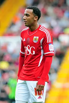 Bristol City V Brighton Prints: Bristol City's Nicky Maynard Faces Off Against Brighton in Championship Match