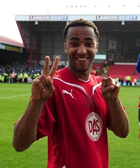 Images Dated 24th April 2010: Bristol City's Nicky Maynard Scores His 20th Goal of the Season Against Derby County