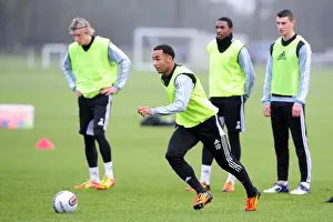 Bristol City's Nicky Maynard Training at Memorial Stadium, 2012