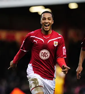 Bristol City's Nicky Maynard's Euphoric Goal Celebration vs. Newcastle United (Championship 2010)