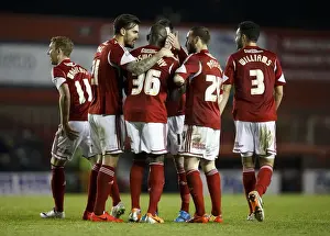 Gate Prints: Bristol City's Nyron Nosworthy Scores the Team's Second Goal against Port Vale for a 2-0 Lead in Sky Bet League