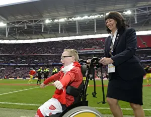 Bristol City's Oskar Pycroft Celebrates at Wembley: Johnstone's Paint Trophy Final vs Walsall
