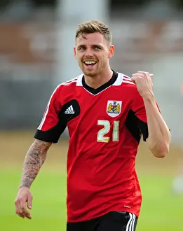 Training Prints: Bristol City's Paul Anderson in Action during Pre-Season Training (July 2012)