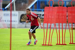 Training Prints: Bristol City's Paul Anderson in Action during Pre-Season Training (Scotland Tour)