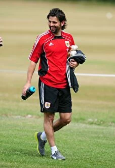 Images Dated 1st July 2010: Bristol City's Paul Hartley in Deep Focus during Championship Pre-Season Training
