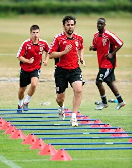 Images Dated 1st July 2010: Bristol City's Paul Hartley in Focus during Championship Pre-Season Training